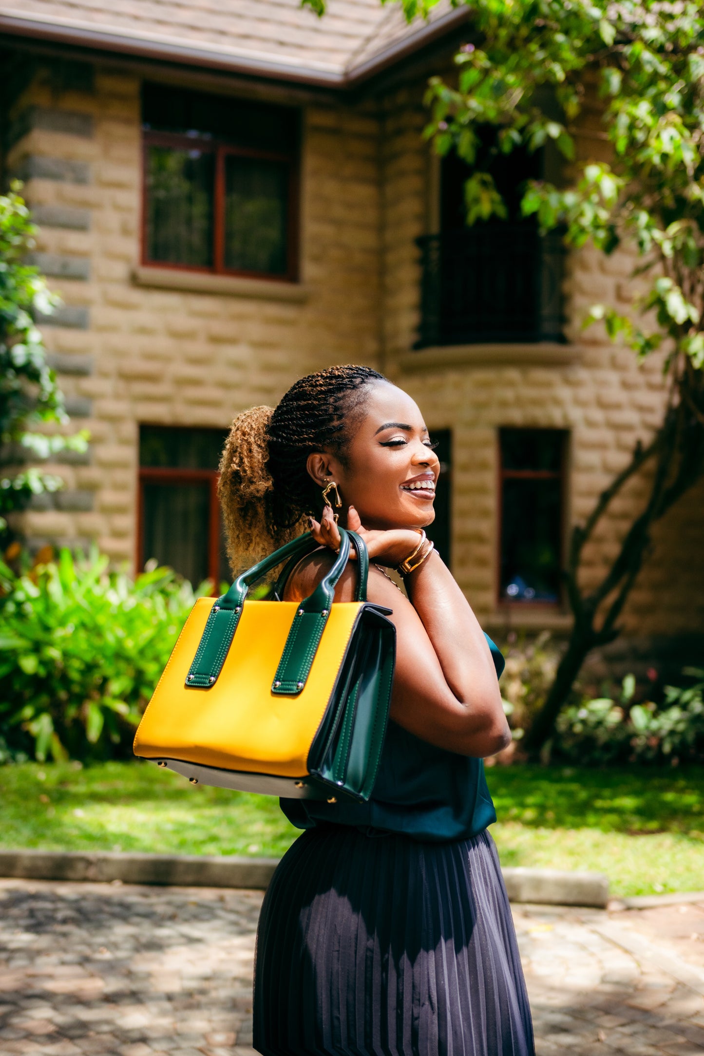 Zeybari Mustard ball bag