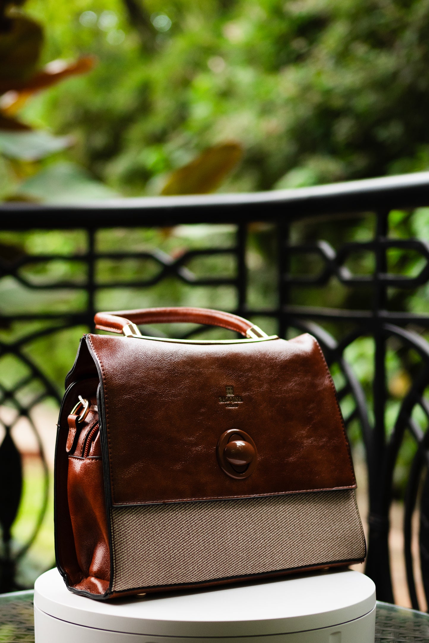 Plum Chip Back Bag